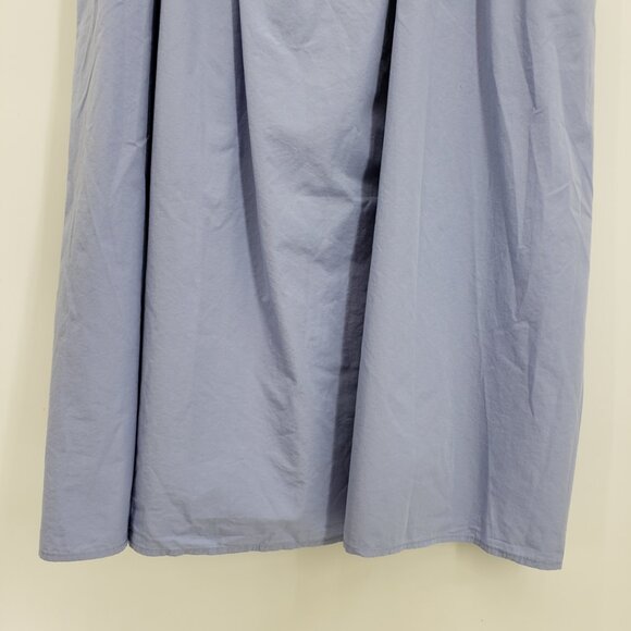 Universal Thread Smocked Waist Midi Dress 2X Short Flutter Sleeves Light Blue - Picture 4 of 11